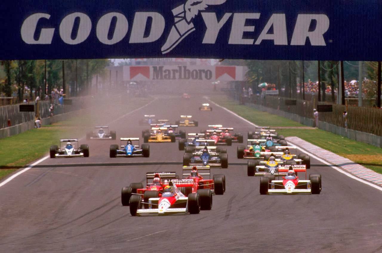 GP do México de Formula 1, Autódromo Hermanos Rodrigues, em 1989 - Facebook